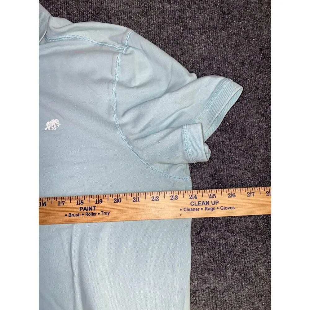 Banana Republic Polo Shirt Mens XL Green Golf Performance‎ Stretch Slit Collared